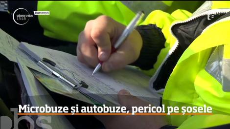 Şoferi prinşi băuţi la volan şi autobuze care merg cu uşile deschise!