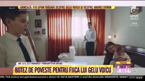 Emoții mari pentru Gelu Voicu! Maria Sofia, fiica cea mică a artistului, a fost botezată