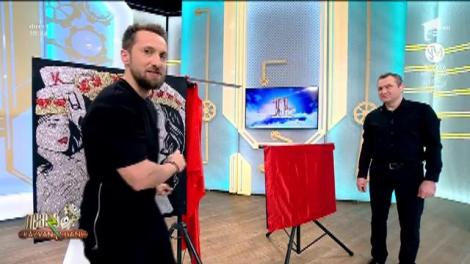 Sigla Neatza, pictată cu praf de stele! Bogdan Olteanu, specialist în pictură cu glitter: "Talentul îmi hrănește imaginația"