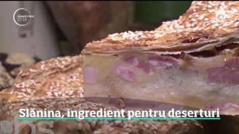 Slănina, ingredientul secret al unui concurs culinar, în Sibiu. Bucătarii s-au întrecut inclusiv în deserturi