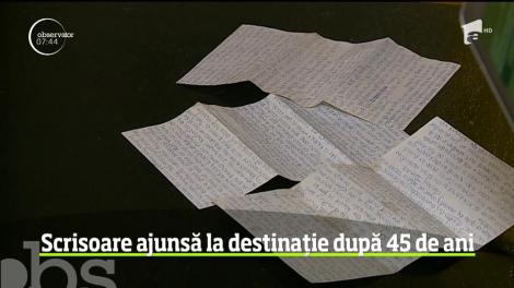 Scrisoare ajunsă la destinație după 45 de ani. Actualul locatar al casei nici nu era născut când a fost trimisă scrisoarea