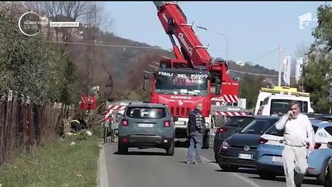 Șofer român strivit de un copac în Italia