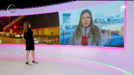 Iarna s-a întors şi loveşte cu putere. În Capitală rafalele de vânt au doborât copaci pe mașini și linii de tramvai