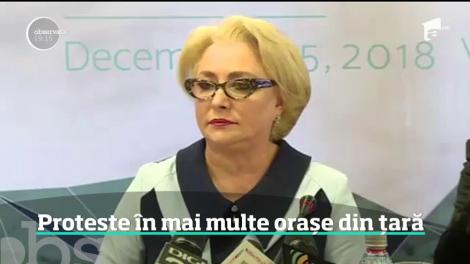 Proteste în mai multe orașe din țară. În Capitală a fost închis traficul pe bulevardele Kisselef și Aviatorilor