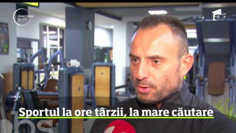 Sportul pe timpul nopții, la mare căutare. Tot mai multe săli de sport şi-au prelungit programul sau chiar funcţionează non stop
