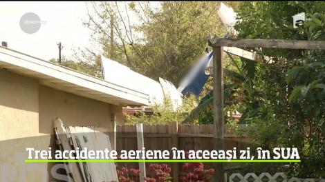 Trei accidente aviatice în aceeași zi, în SUA