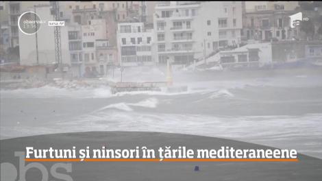 Vremea rea a creat mari probleme în mai multe ţări din jurul Mării Mediterane. O furtună foarte violentă s-a abătut asupra insulei Malta