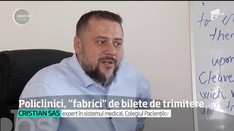 Policlinicile s-au transformat în fabrici pentru bilete de trimitere