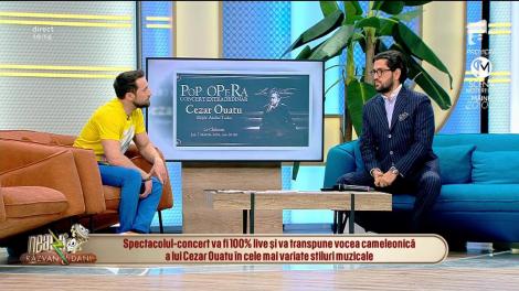 Cezar Ouatu va susține un concert extraordinar Pop-Opera, dedicat femeii și iubirii