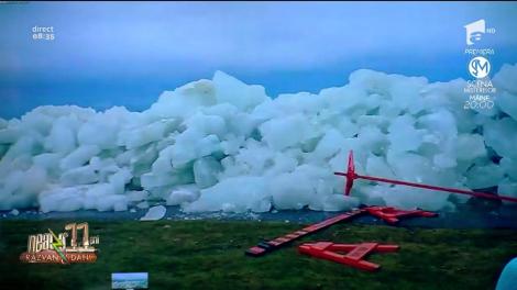 Smiley News. Primul tsunami de gheață făcut de un râu