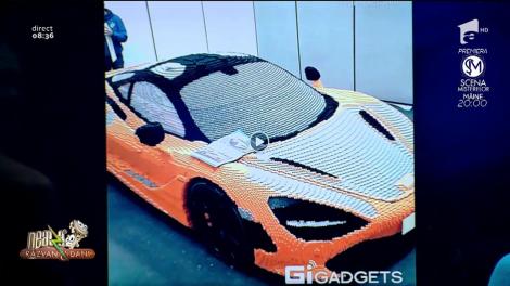 Smiley News. Un Lamborghini făcut din piese lego