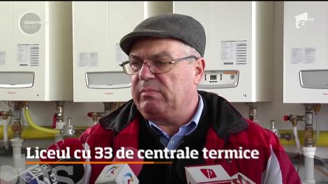 Liceul din România care are 33 de centrale termice, deşi sunt folosite doar 12 dintre ele! Ce spun reprezentanții unității: ”Nu sunt multe!”