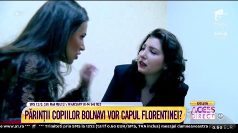 Simona Gherghe, cu ochii în lacrimi: "Să vină poliția!" Florentina, acuzată de escrocherie, a fugit din platoul Acces Direct!