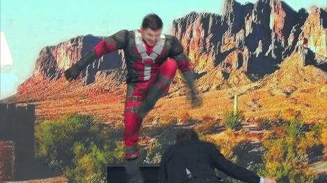 Super-eroul Deadpool, demascat la "Scena Misterelor"! Nea Mărin: "Toată lumea șite cine este"