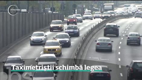 La presiunea taximetriştilor, s-ar putea schimba regulile pentru cei care fac curse cu maşina personală