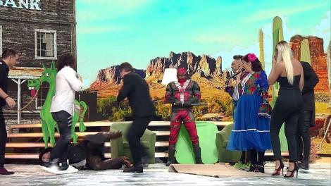 Nebunie la Scena Misterelor! Nea Marin l-a făcut KO, din greșeală, pe Romică Țociu! "Mi-a dat o palmă de nu mai știam de mine"