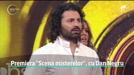 Personaje fascinante urcă în prima ediţie a show-ului "Scena misterelor", prezentat de Dan Negru, iar coprezentator este Romică Ţociu