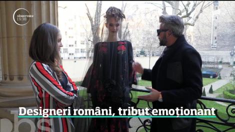 Tribut emoţionant adus de designerii români lui Karl Lagerfeld la Saptamana Modei de la Paris