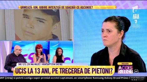 Disperarea mamei care și-a îngropat fiul de numai 13 ani! Șoferul băut conduce liber şi nestingherit