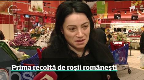 Primele roşii româneşti s-au copt şi sunt pe cale să ajungă în pieţe