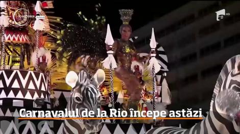 Carnavalul de la Rio a început! Timp de o săptămână, peste 300 de petreceri vor avea loc în diferite colţuri ale oraşului brazilian