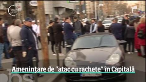 A fost alertă în Bucureşti, după o ameninţare de "atac cu rachete"! Un necunoscut a anunţat că va dărâma trei clădiri cu oameni înăuntru