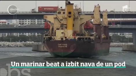 Un căpitan de navă rus, aflat în stare de ebrietate, a provocat un accident şocant în Coreea de Sud