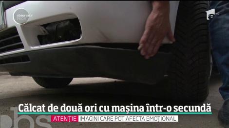 Scene cumplite în judeţul Dâmboviţa! Un bărbat căzut în mijlocul drumului a fost lovit într-o secundă de două maşini