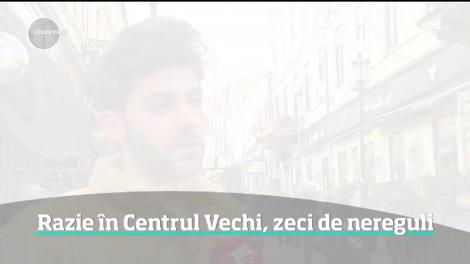 Distracţie în toată neregula în Centrul Vechi al Capitalei. Zeci de poliţişti şi inspectori au descins în mai multe cluburi