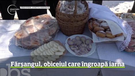 Fărşangul, obiceiul care îngroapă iarna şi spiritele rele