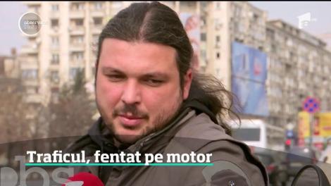 Traficul, fentat pe motor