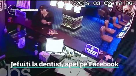 Tupeu fără limită pentru un hoţ din Capitală. A dat lovitura într-un cabinet stomatologic, în timpul programului