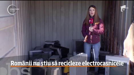 Românii, pe ultimele locuri în Uniunea Europeană la capitolul reciclarea deşeurilor electrice
