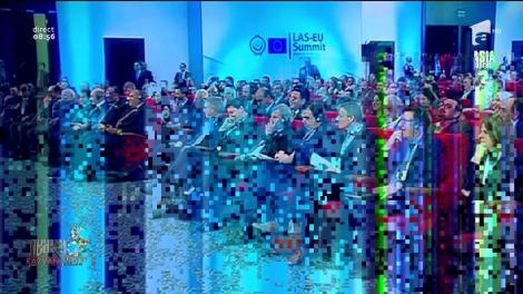 Smiley News: Juncker, întrerupt de soție în timpul unui discurs la summitul UE-Liga Statelor Arabe.