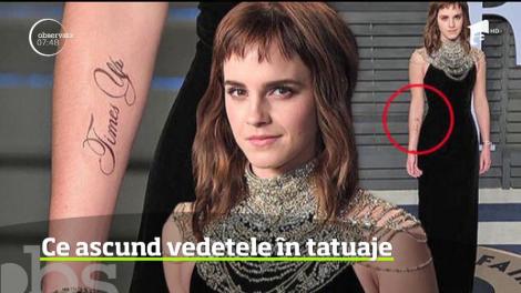 Fiecare tatuaj spune o poveste, iar vedetele nu se lasă mai prejos