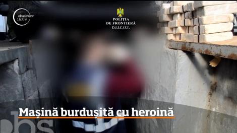 Doi olandezi au încercat să intre în România cu 84 de kilograme de heroină