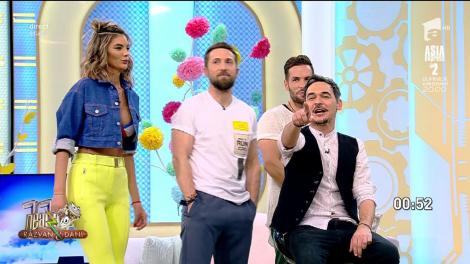 Randi și Ramona  concurează cu Răzvan și Amalia la cel mai provocator joc ,,Mime cu de toate''. Uite care este echipa câștigătoare