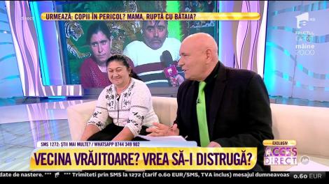 Vecina acuzată de vrăjitorie este supusă testului poligraf. Femeia nu a făcut farmece: "Să vă fie rușine, nu v-am făcut nimic rău"