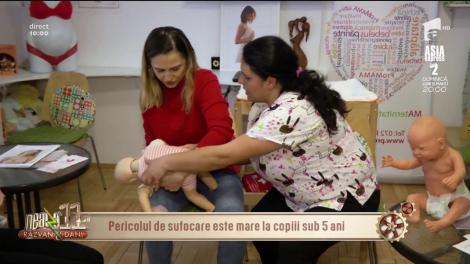 Cursuri de acordare a primului ajutor copiilor! Cea mai eficientă metodă în caz de sufocare