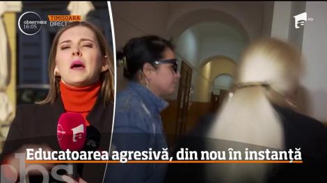Educatoarea agresivă, fiica fostului fotbalist Iosif Rotariu, din nou în fața judecătorilor