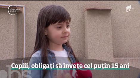 De la patru ani, copiii români vor intra în învăţământul obligatoriu. Noua lege a Educaţiei aduce o nouă reformă
