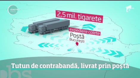 După traficanţii care aduc ţigări de contrabandă cu drona sau cu măgarul, au apărut şi cei care livrează tutun prin poştă