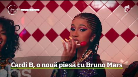 Cea mai recentă colaborare dintre Cardi B şi Bruno Mars este acum completă