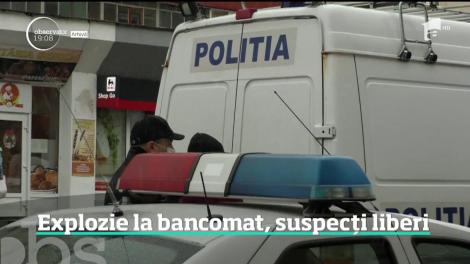 Atenţie, sar în aer bancomate! Încă un aparat a fost distrus de hoţi, după o explozie puternică, în Brăila