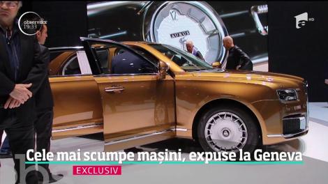 Cele mai scumpe mașini, expuse la Geneva