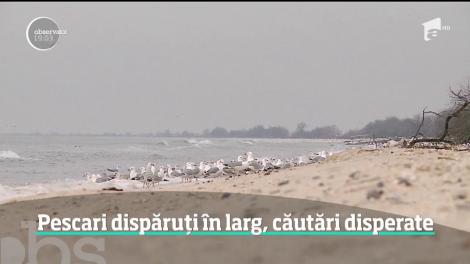Misiune de salvare fără precedent în Marea Neagră! Un afacerist şi doi pescari au dispărut în larg