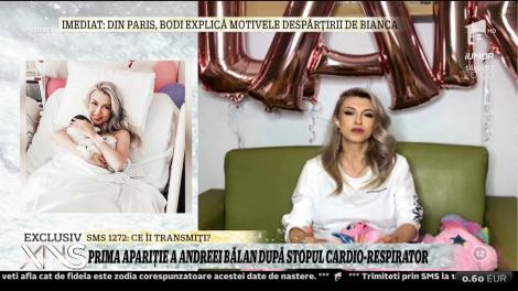 Andreea Bălan, cu gândul la spectacole: ”În trei luni de zile o să mă vedeți aruncată în aer de Petrișor”
