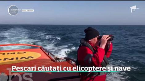 Cei trei pescari dispăruţi în largul Mării Negre sunt căutați cu elicoptere și nave