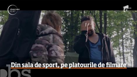 A făcut performanţă în sala de gimnastică, a obţinut şapte medalii de aur, cinci de argint şi tot atâtea de bronz. iar acum debutează în actorie