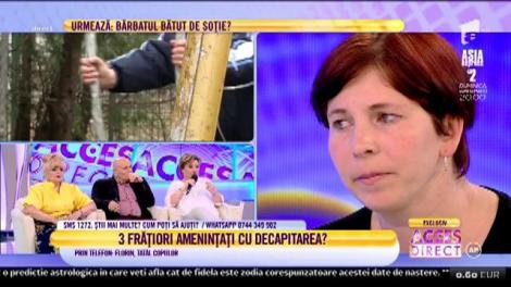 Tatăl agresor recunoaște că are o problemă cu băutura și nu știe ce face când se află sub influența alcoolului: Am greșit, dar nu mai fac. Să vină acasă și plec eu!